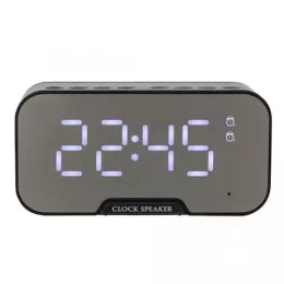 Caixa de Som Multimídia com Relógio e Suporte para Celular 03019