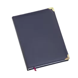 Agenda Diária Capa Lisa Azul