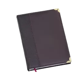 Agenda Diária Capa Croco Reta Vinho