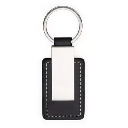 Chaveiro Metal com Couro 12964