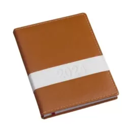 Agenda Diária Capa Horizontal Marrom LG138L