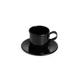 Xícara 100ml com Pires em Alumínio 14947