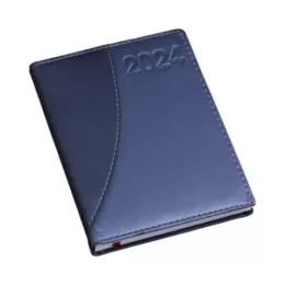 Agenda Diária Capa Metalizada Azul com Azul LG161L