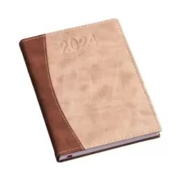 Agenda Diária Capa Estampada Marrom LG170L