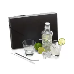 Kit Para Drinks com Coqueteleira 6 Pçs SMKT-90172