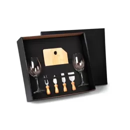 Kit Queijo e Vinho 7 Pçs SMKT-9032Q