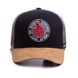 Boné 06 Gomos Aba Curva Confeccionado em Sarja + Tela bone21181