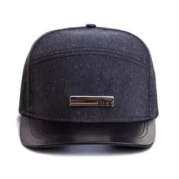 Boné Six Panel Aba Reta Confeccionado em Sarja Eco bone21977