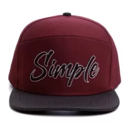 Boné Six Panel Aba Reta Confeccionado em Sarja bone26134