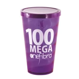 Copo 550 ml Espiral com Tampa Fechada FAN43