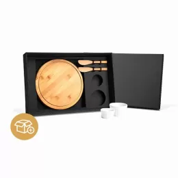 Kit para Petisco com Tábua Redonda SMKT-90087