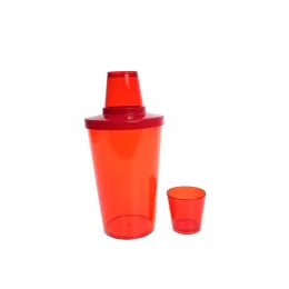 Kit Caipirinha 750ml com Um Copo Shot Vermelho LT-431