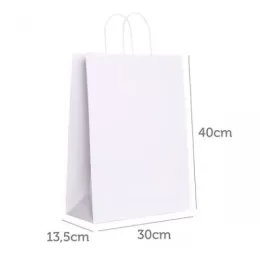 Sacola em Papel Branco CY-39