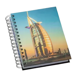 Agenda Wire-o Personalizada na Capa e Contra Capa com Imagem Fotográfica