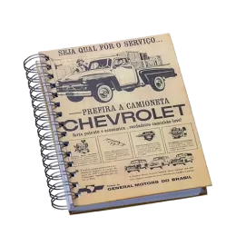 Agenda Wire-o Personalizada na Capa e Contra Capa com Imagem Fotográfica