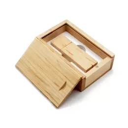 Kit Pen Drive Ecológico Quadradinho em Madeira - GIPECA