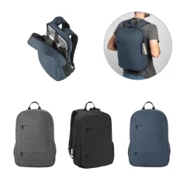 Mochila para Notebook Portátil em 300D Poliéster Reciclado (100% rPET) 15.6" SP92098