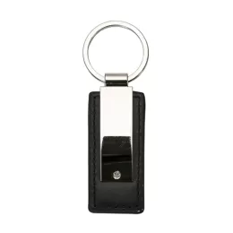 Chaveiro Metal com Couro 13483