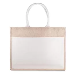 Sacola em Algodão e Juta 220g/m² (35x45x11cm) AI-BAC012