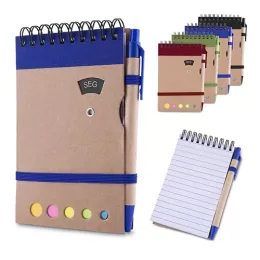Mini Caderno A6 com Caneta AI-BL037