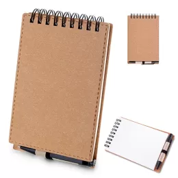 Mini Caderno A6 de Anotações com Caneta AI-BL048